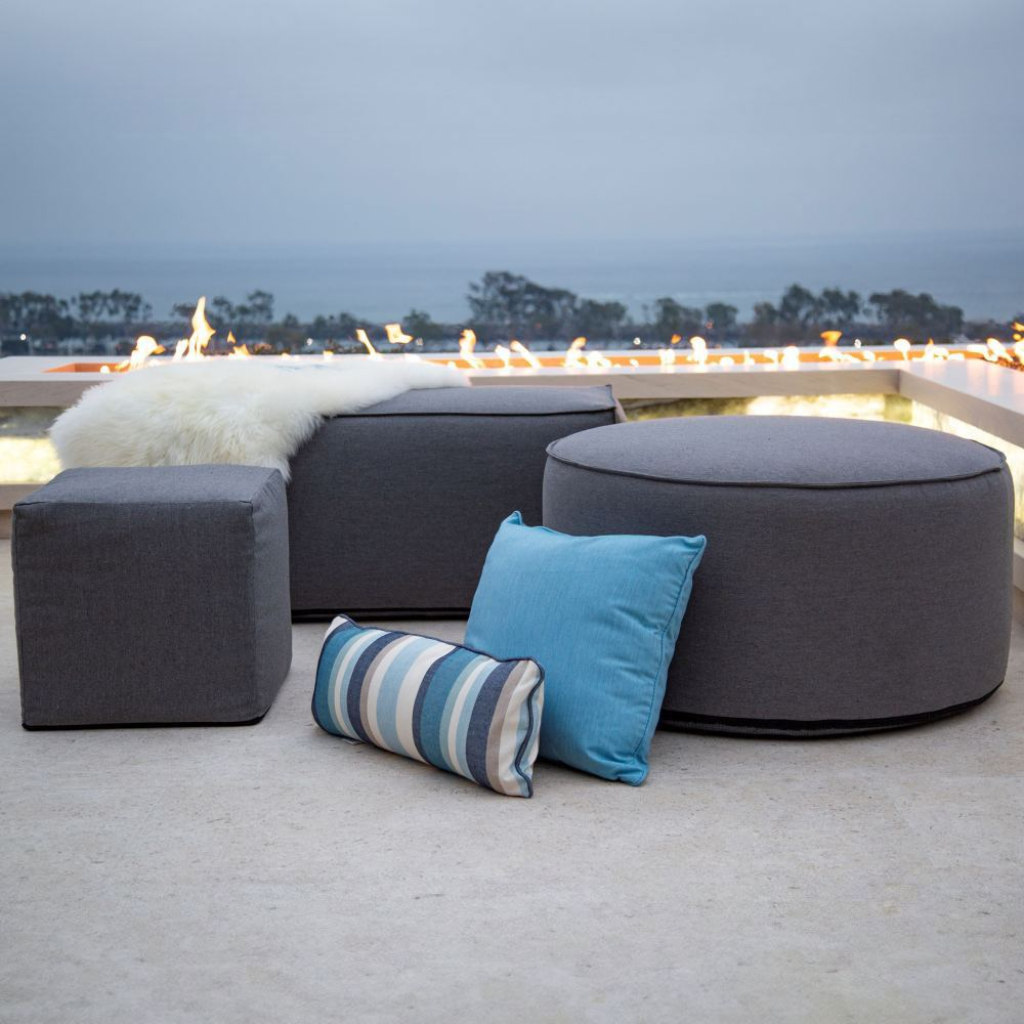 18" Outdoor Pouf