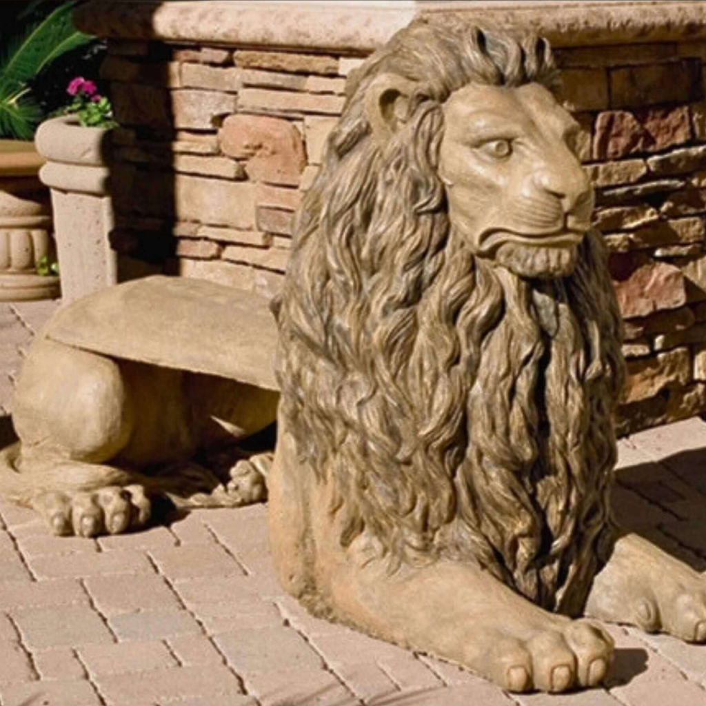 Lion Bench