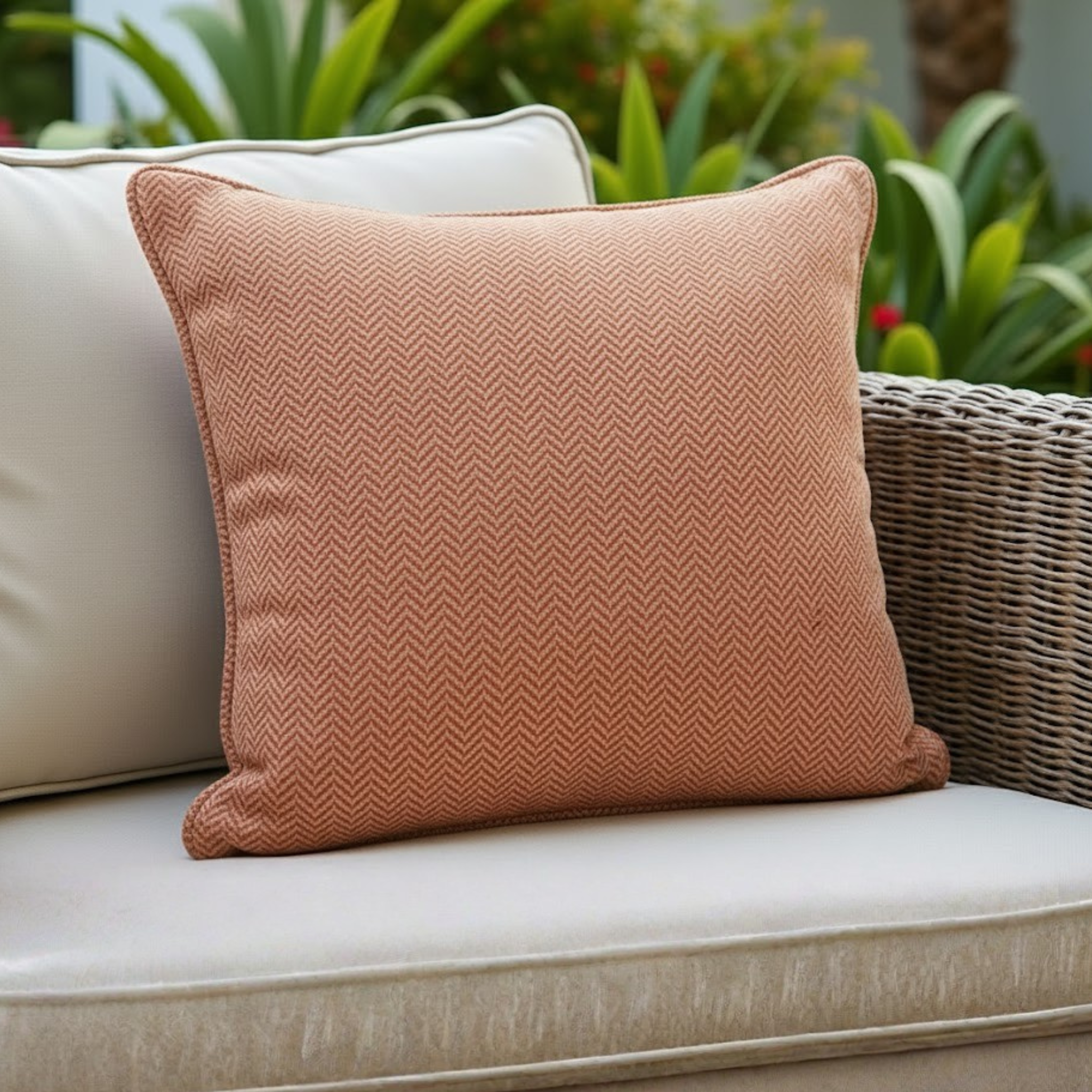 Throw Pillow with Welt 22" x 22"