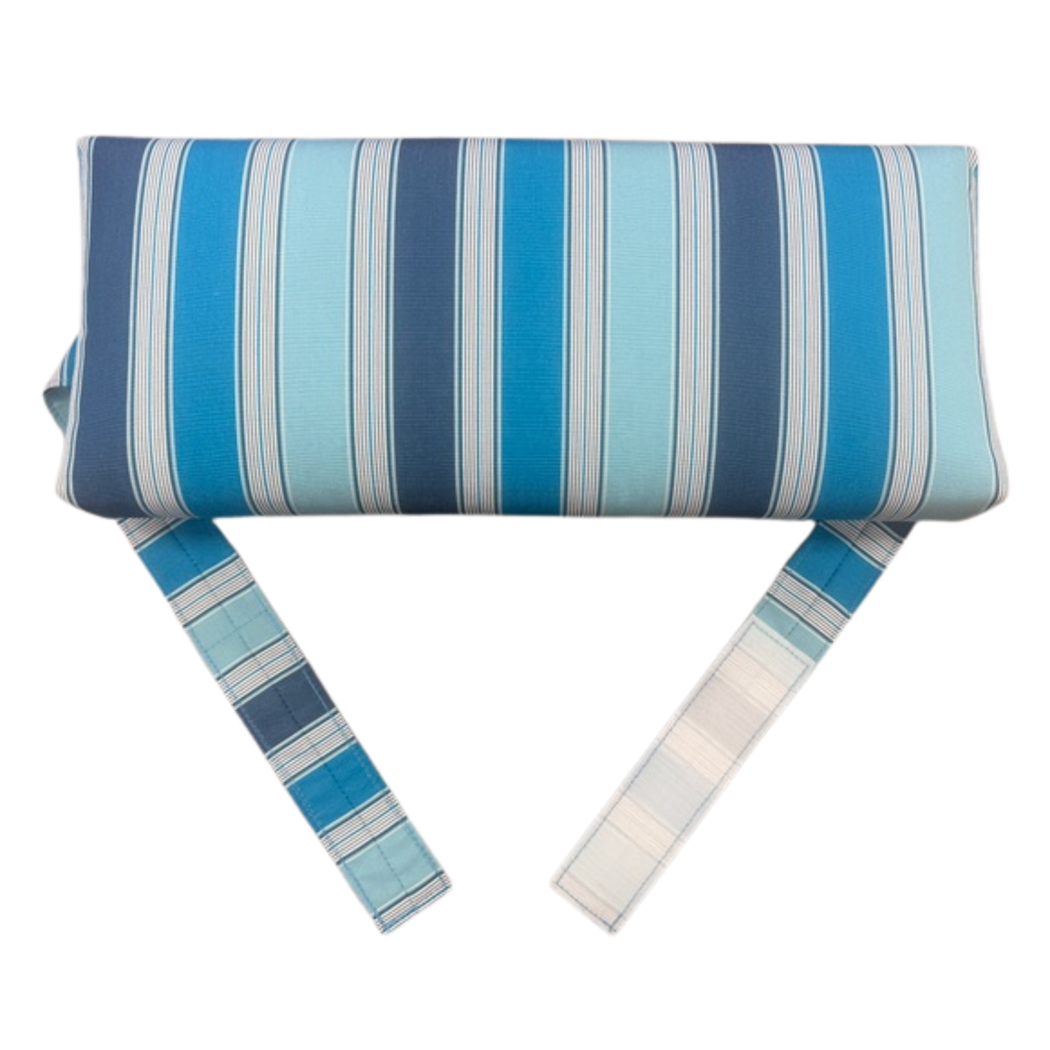 Rectangular Foam Head Pillow with Strap - 20" x 8" x 2" with 17" Velcro Strap
