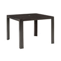 Meza Slat Dining Table Fully Welded with Umbrella Hole 36"