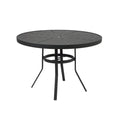 Round Stamped Top Dining Table 42"